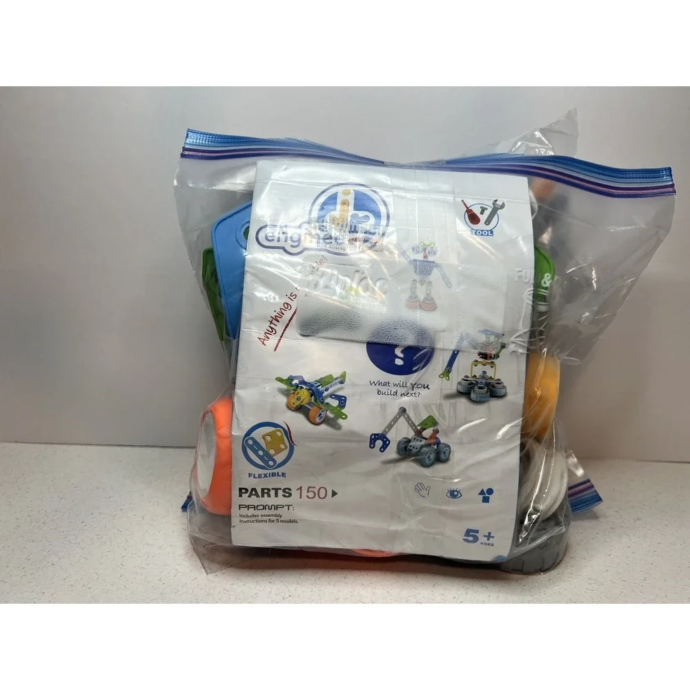 150 Parts Engineer JR/Build & Play bag full of 132  two sets Total Piece's 272*